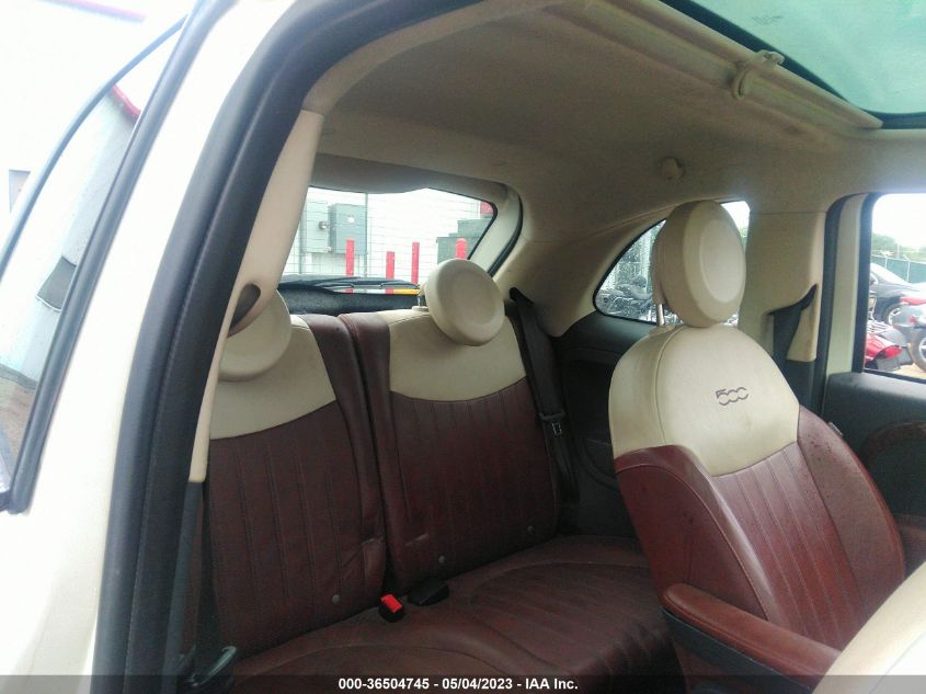 2012 Fiat 500 Lounge VIN: 3C3CFFCRXCT366469 Lot: 36504745