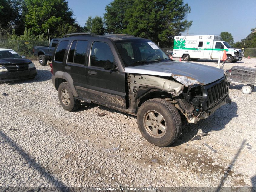 2006 Jeep Liberty Sport VIN: 1J4GL48K16W290767 Lot: 36506421