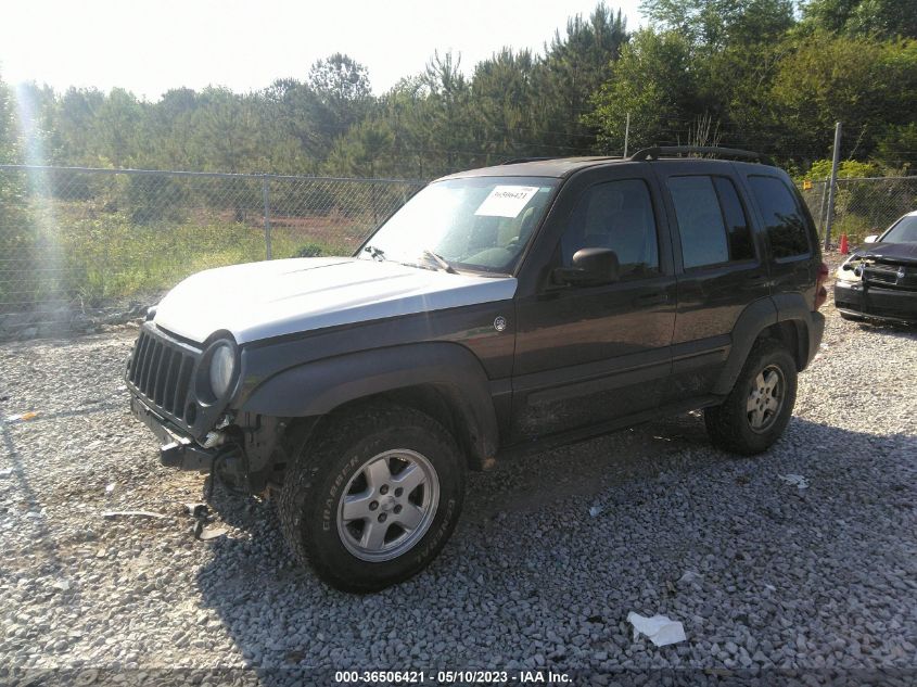 2006 Jeep Liberty Sport VIN: 1J4GL48K16W290767 Lot: 36506421