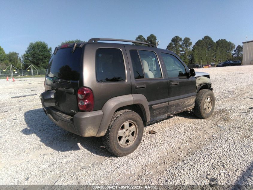 2006 Jeep Liberty Sport VIN: 1J4GL48K16W290767 Lot: 36506421