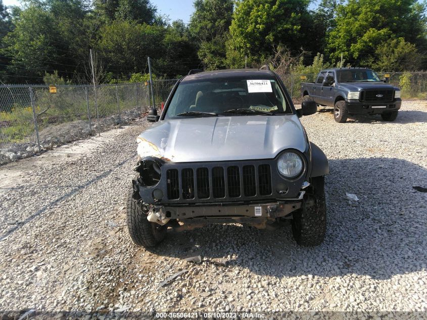 2006 Jeep Liberty Sport VIN: 1J4GL48K16W290767 Lot: 36506421