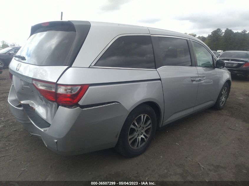 2012 Honda Odyssey Ex-L VIN: 5FNRL5H63CB031110 Lot: 36507299