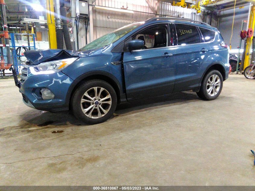 2018 Ford Escape Sel VIN: 1FMCU0HD7JUA19191 Lot: 36510867