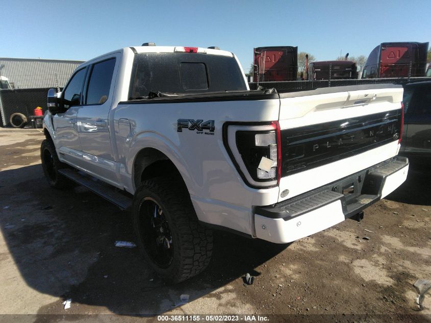 1FTFW1ED6NFB53318 2022 Ford F-150 Platinum