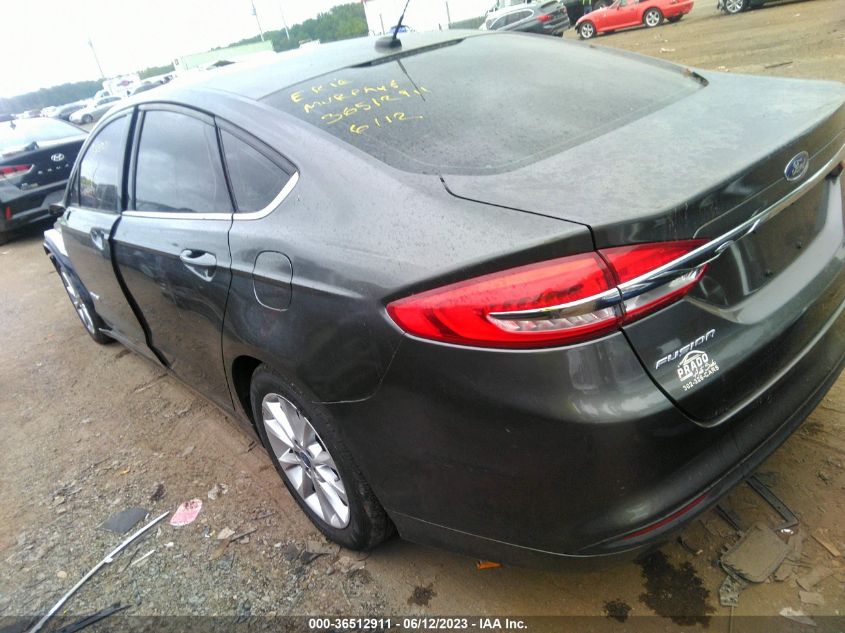 2017 Ford Fusion Hybrid Se VIN: 3FA6P0LU7HR114065 Lot: 36512911