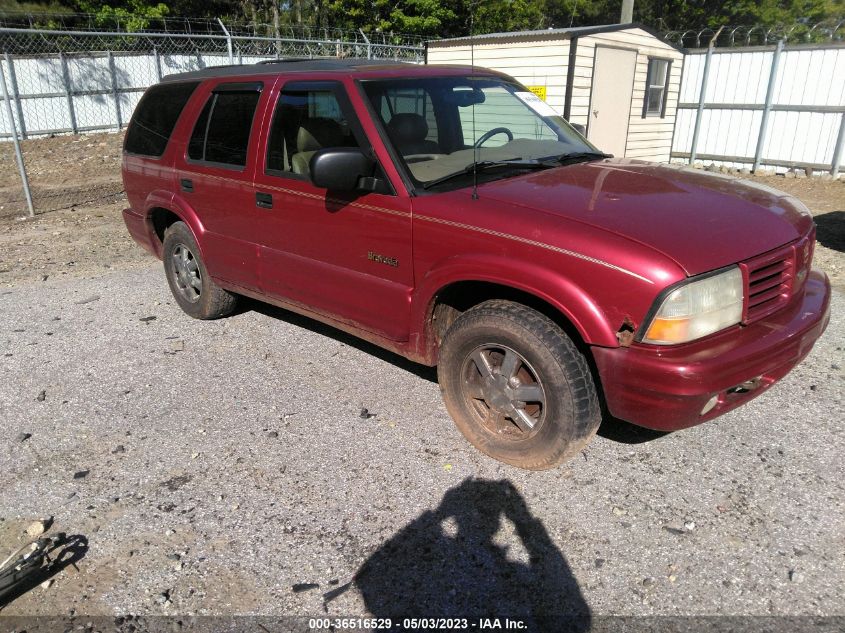 2000 Oldsmobile Bravada VIN: 1GHDT13W3Y2386664 Lot: 36516529