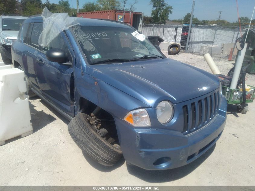 1J8FF47W27D260874 2007 Jeep Compass Sport