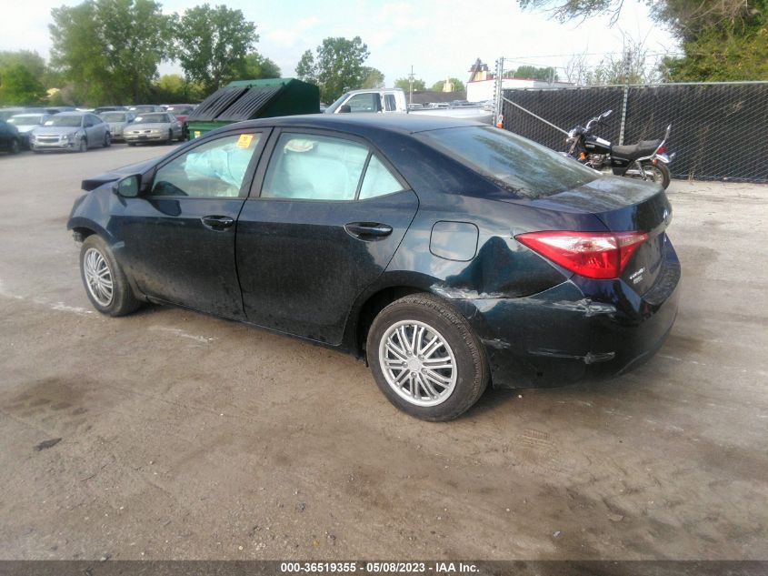 2019 Toyota Corolla Le VIN: 5YFBURHE9KP907727 Lot: 36519355