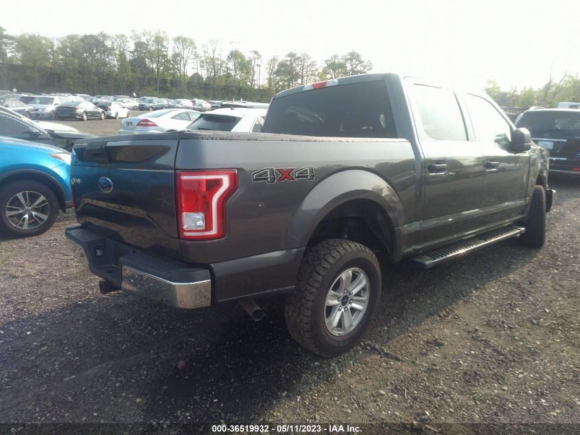 2017 Ford F-150 Xl/Xlt VIN: 1FTEW1E89HFA87382 Lot: 36519932