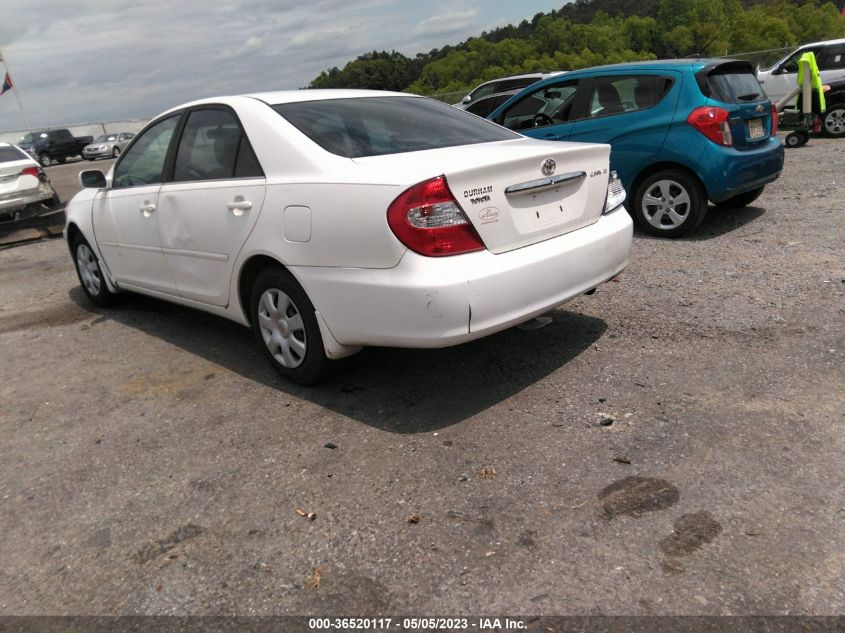 2003 Toyota Camry Xle/Se/Le VIN: 4T1BE32K63U230810 Lot: 36520117