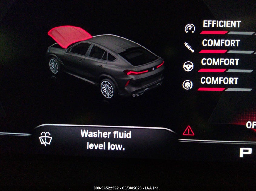 2022 BMW X6 M VIN: 5YMCY0C04N9J28799