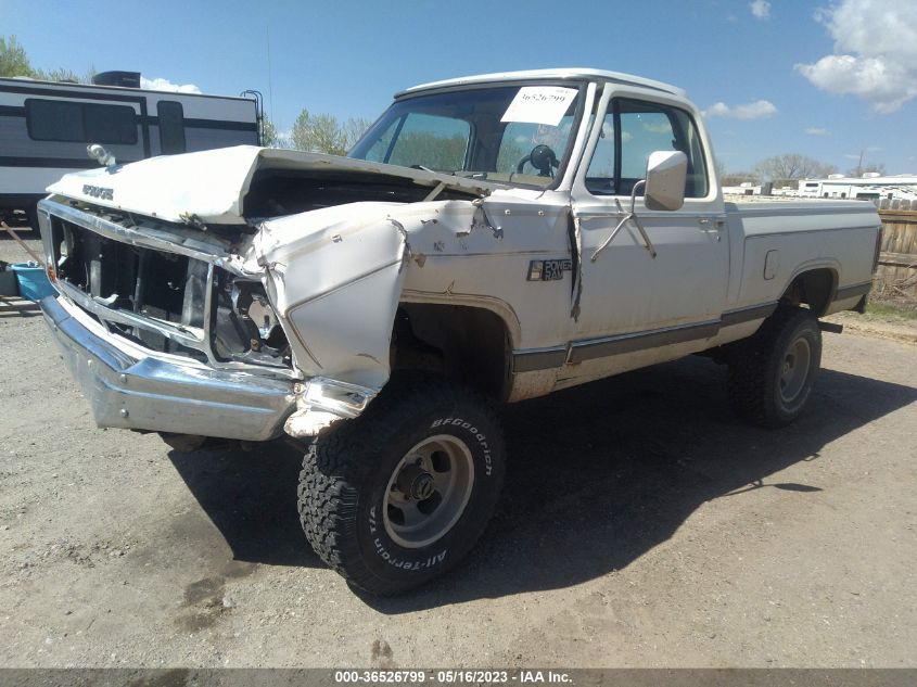 1982 Dodge W-Series W150 VIN: 1B7HW14R8CS208197 Lot: 36526799