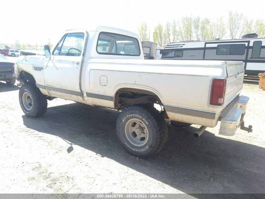 1982 Dodge W-Series W150 VIN: 1B7HW14R8CS208197 Lot: 36526799