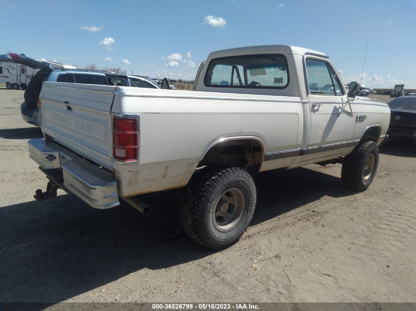 1982 Dodge W-Series W150 VIN: 1B7HW14R8CS208197 Lot: 36526799