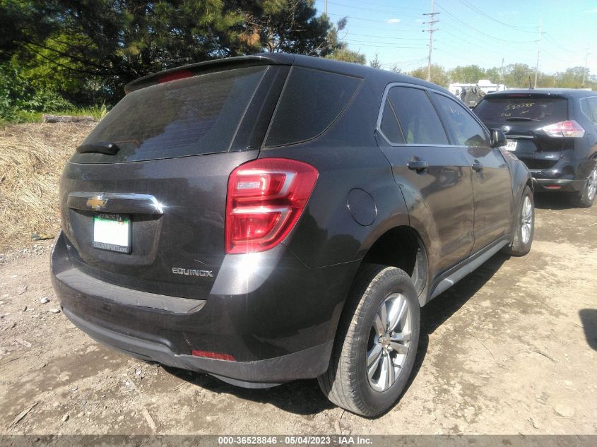 2016 Chevrolet Equinox Ls VIN: 2GNFLEEK6G6185155 Lot: 36528846