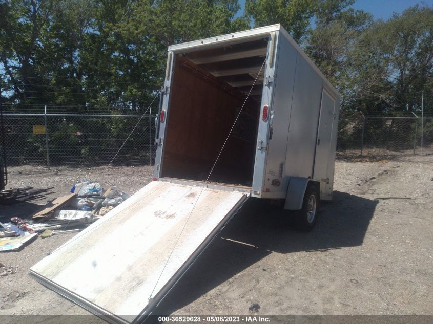 2013 Cargo Cargo Trailer 10Ft VIN: 5JXCE1219DE171094 Lot: 36529628