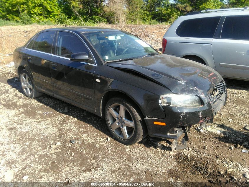 2008 Audi A4 2.0T VIN: WAUAF78E38A071160 Lot: 36530134