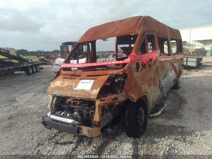 2021 Ram Promaster Window Van VIN: 3C6MRVUG7ME587488 Lot: 36533629