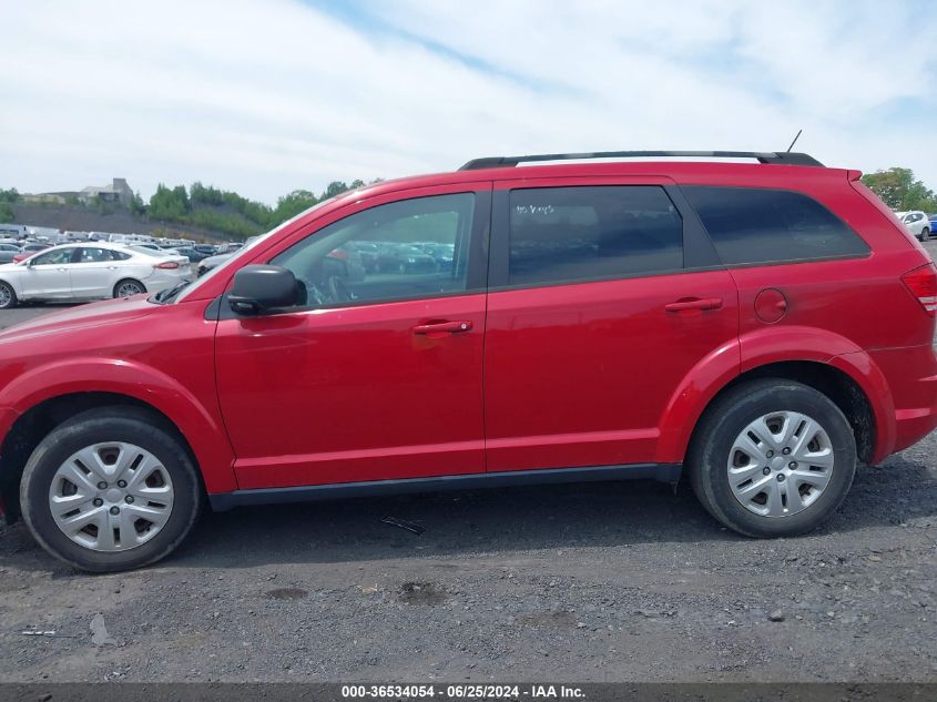 2017 Dodge Journey Se VIN: 3C4PDCAB3HT708052 Lot: 36534054