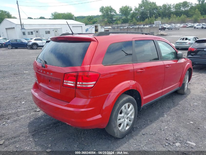 2017 Dodge Journey Se VIN: 3C4PDCAB3HT708052 Lot: 36534054