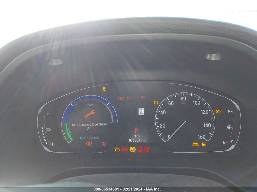 2019 Honda Insight Touring VIN: 19XZE4F98KE024112 Lot: 36534581