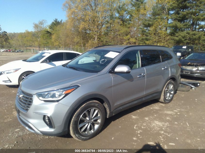 2017 Hyundai Santa Fe Limited VIN: KM8SNDHF4HU229999 Lot: 36534784