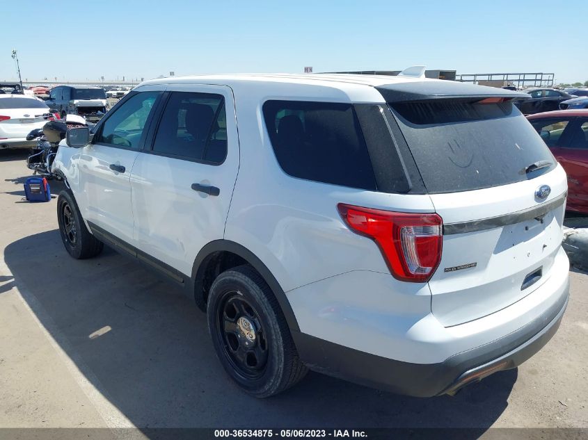 2017 Ford Utility Police Interceptor VIN: 1FM5K8AR3HGB71545 Lot: 36534875