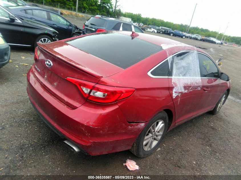 2015 Hyundai Sonata Se VIN: 5NPE24AF8FH204678 Lot: 36535587