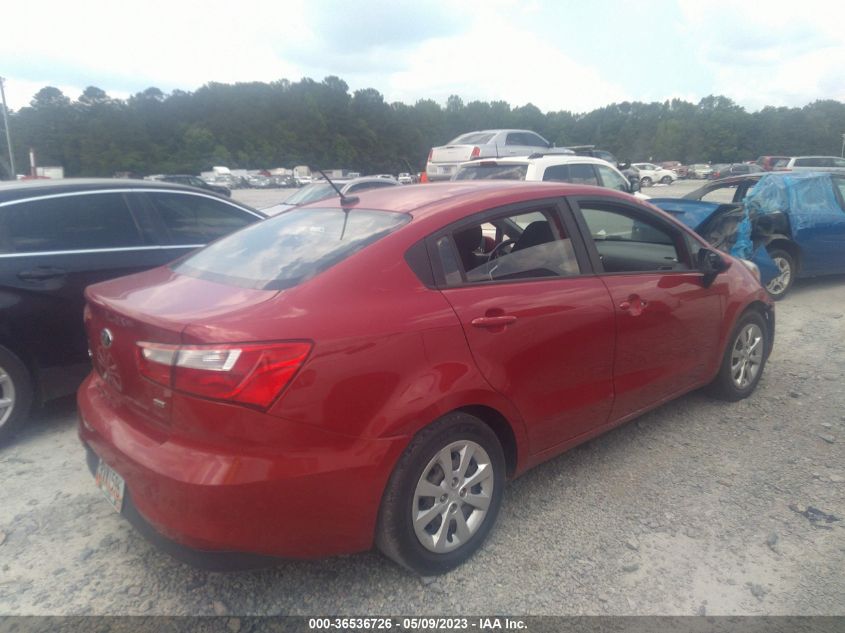 2017 Kia Rio Lx VIN: KNADM4A38H6021934 Lot: 36536726