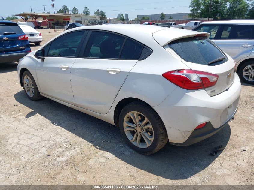 2019 Chevrolet Cruze Ls VIN: 3G1BC6SM9KS604993 Lot: 36541186