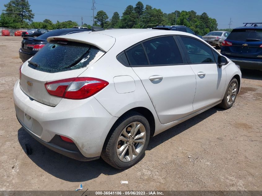 2019 Chevrolet Cruze Ls VIN: 3G1BC6SM9KS604993 Lot: 36541186