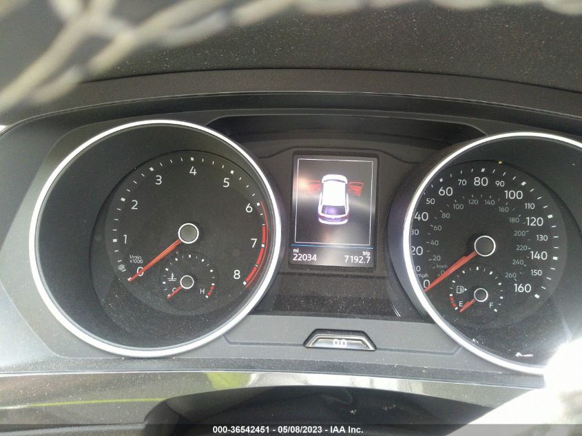 2021 Volkswagen Tiguan Se/Se R-Line Black/Sel VIN: 3VV3B7AX0MM118498 Lot: 36542451