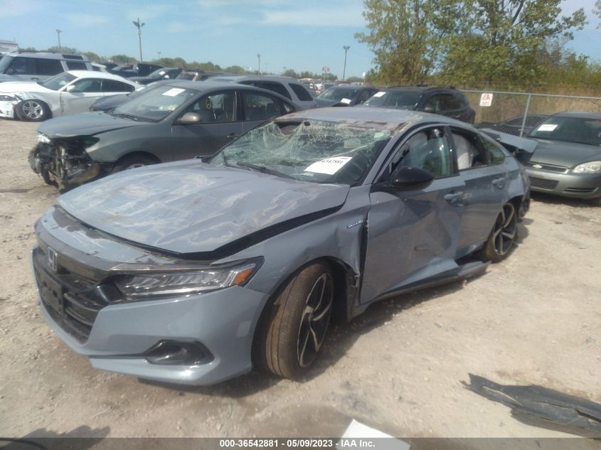 1HGCV3F29NA038127 2022 Honda Accord Hybrid Sport