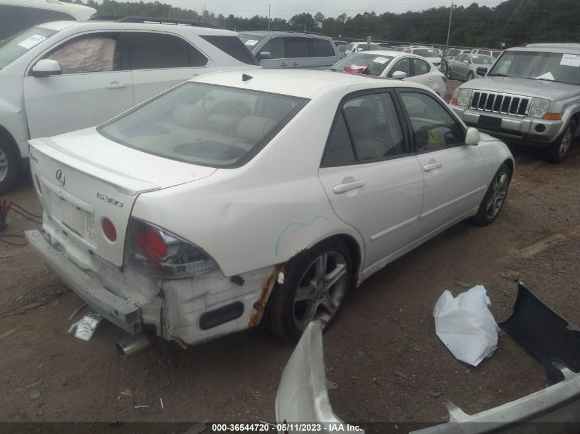 2004 Lexus Is 300 VIN: JTHBD192140082963 Lot: 36544720