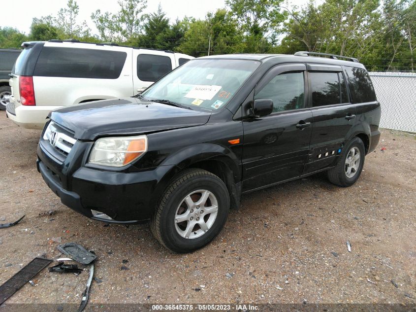 2007 Honda Pilot Ex-L VIN: 5FNYF18777B020363 Lot: 36545375