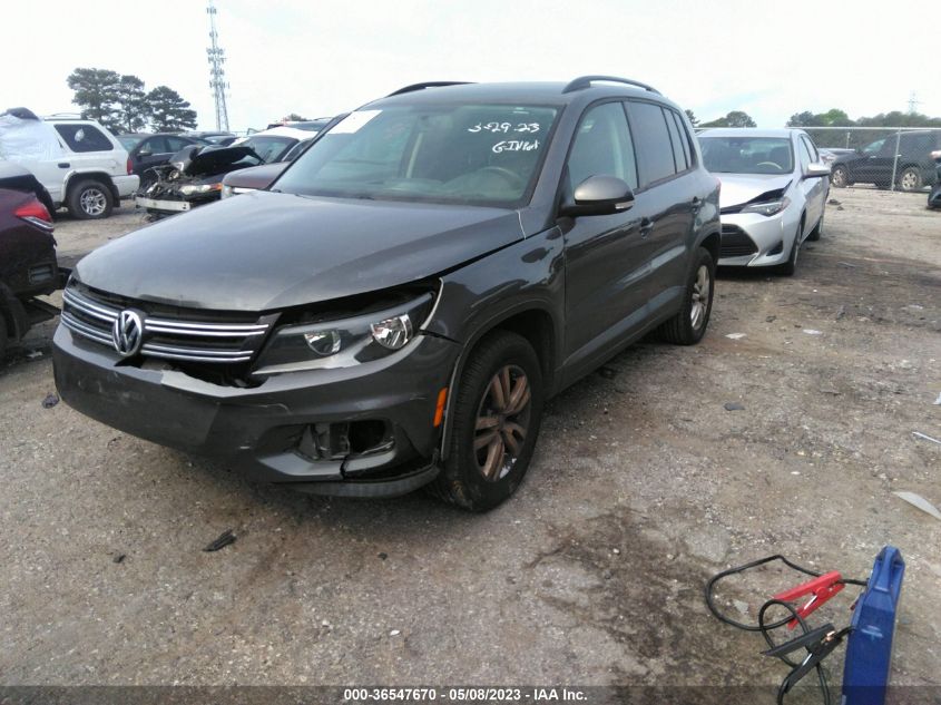 2015 Volkswagen Tiguan S VIN: WVGAV7AX9FW612273 Lot: 36547670