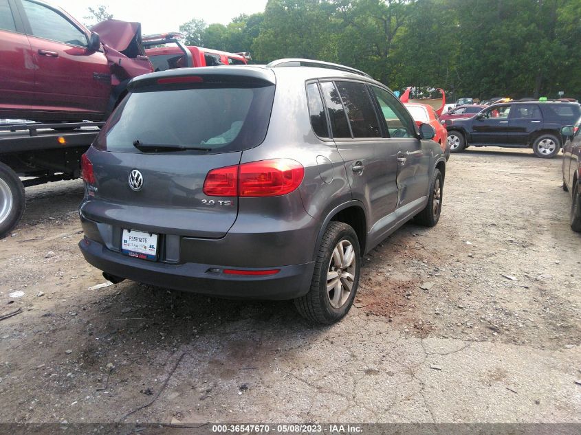 2015 Volkswagen Tiguan S VIN: WVGAV7AX9FW612273 Lot: 36547670