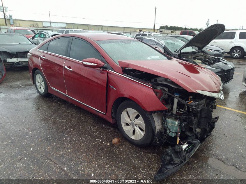 2013 Hyundai Sonata Hybrid VIN: KMHEC4A4XDA069683 Lot: 36548341