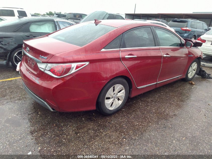 2013 Hyundai Sonata Hybrid VIN: KMHEC4A4XDA069683 Lot: 36548341