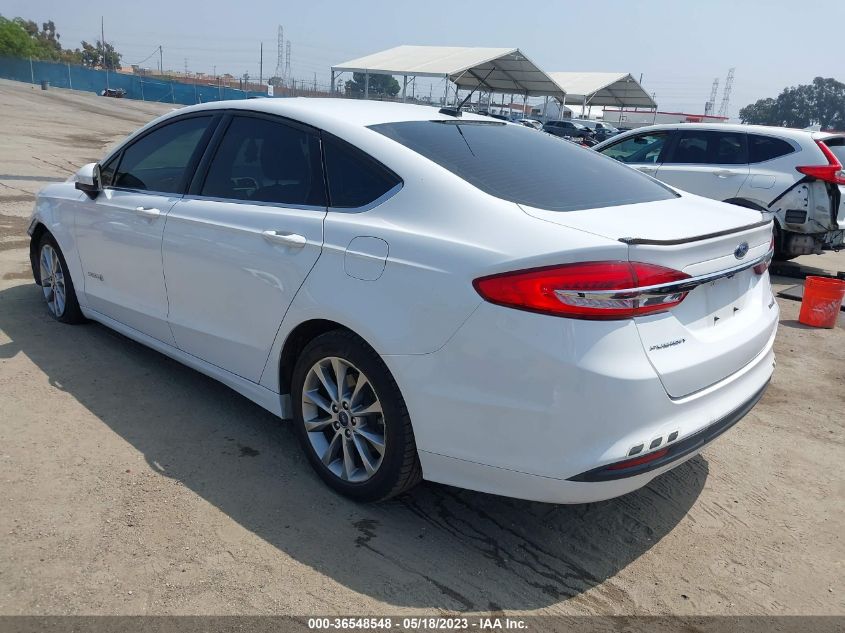 3FA6P0UUXHR196632 2017 Ford Fusion Hybrid S