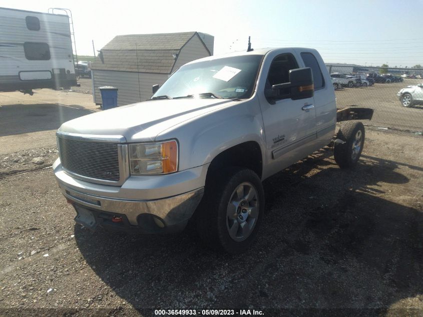 1GTSCUEA7AZ122909 2010 GMC Sierra 1500 Sl