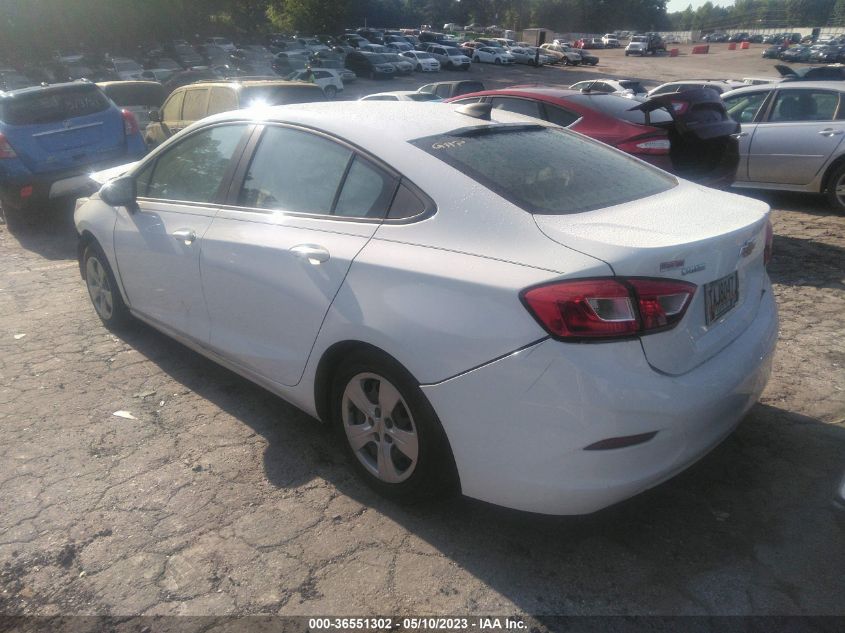 2017 Chevrolet Cruze Ls Auto VIN: 1G1BC5SM1H7277636 Lot: 36551302