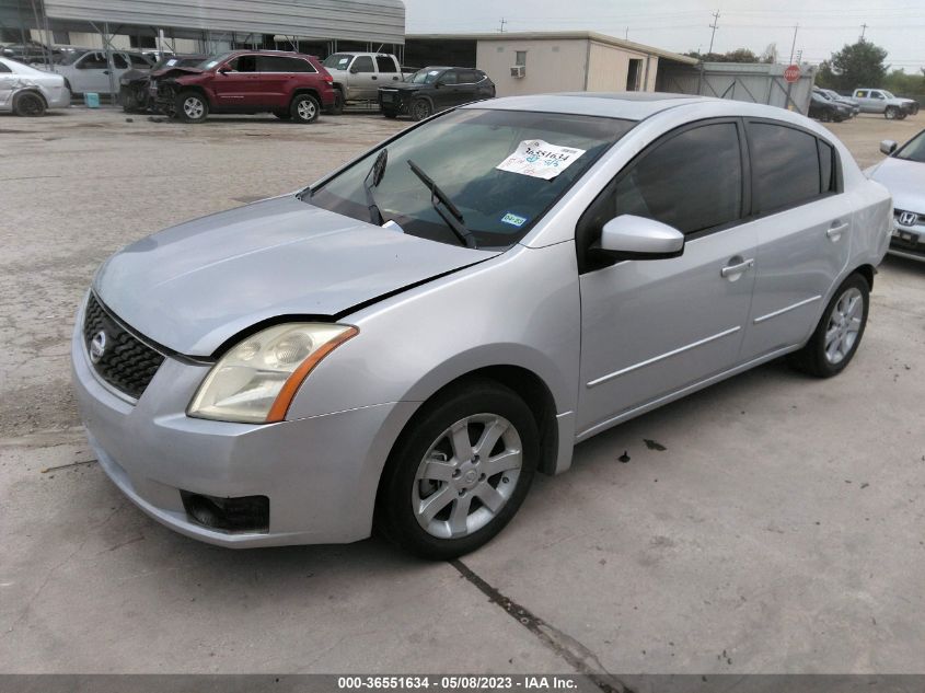 2007 Nissan Sentra 2.0 Sl VIN: 3N1AB61E87L699566 Lot: 36551634