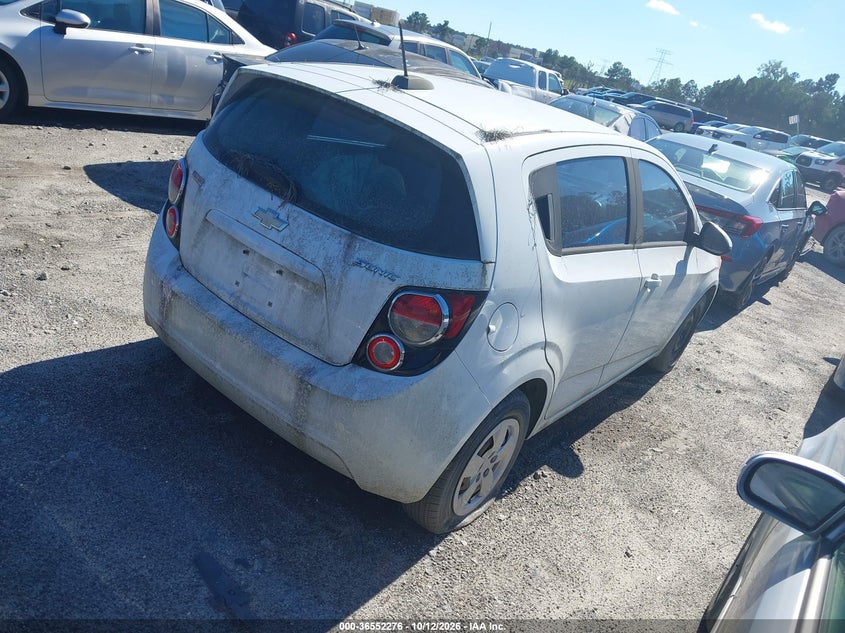 Vin: 1g1ja6sh4g4151507, lot: 37026487, chevrolet sonic ls auto 20164