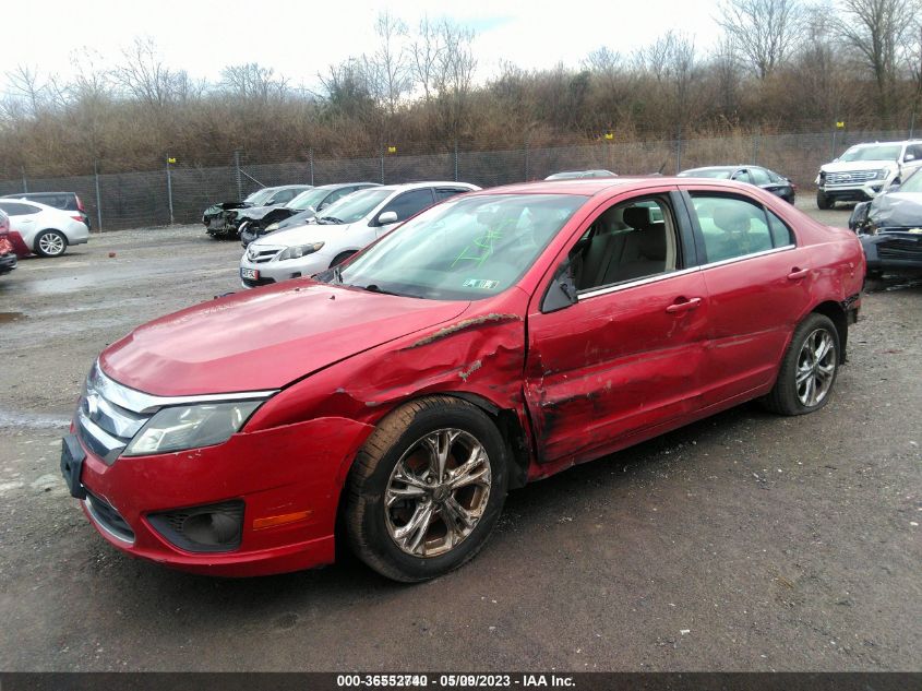 2012 Ford Fusion Se VIN: 3FAHP0HA0CR154293 Lot: 36552740