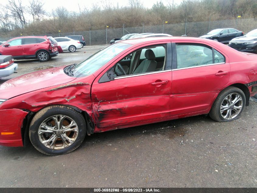 2012 Ford Fusion Se VIN: 3FAHP0HA0CR154293 Lot: 36552740