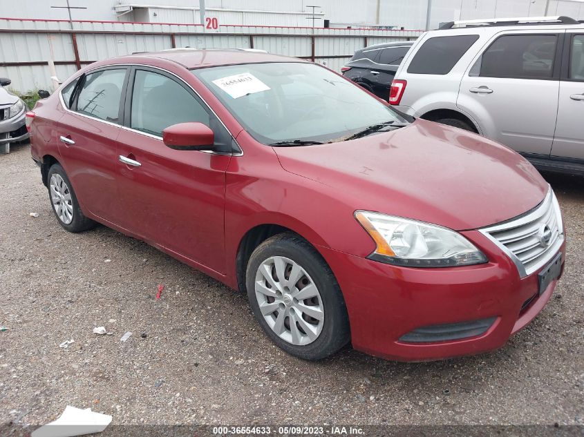 2015 Nissan Sentra Fe+ S/S/Sv/Sr/Sl VIN: 3N1AB7AP7FL658691 Lot: 36554633