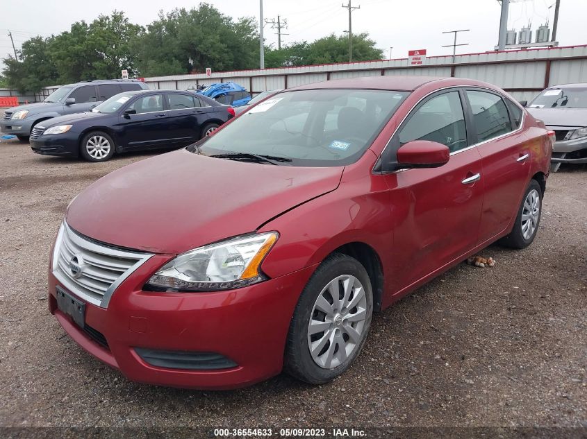 2015 Nissan Sentra Fe+ S/S/Sv/Sr/Sl VIN: 3N1AB7AP7FL658691 Lot: 36554633