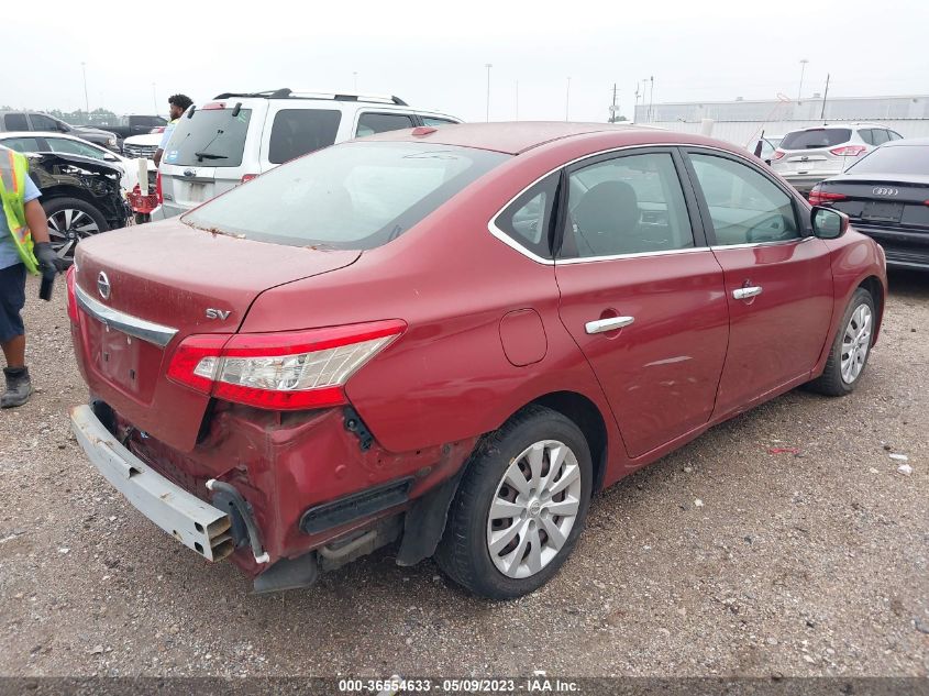 2015 Nissan Sentra Fe+ S/S/Sv/Sr/Sl VIN: 3N1AB7AP7FL658691 Lot: 36554633