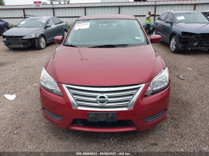 2015 Nissan Sentra Fe+ S/S/Sv/Sr/Sl VIN: 3N1AB7AP7FL658691 Lot: 36554633